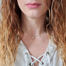 Load image into Gallery viewer, Bright Suns Rising Moons Necklace