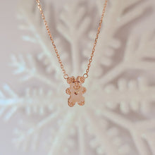 Load image into Gallery viewer, Gingerbread Mouse with Bow Necklace