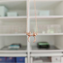 Load image into Gallery viewer, Pumpkin Ear Headband Necklace