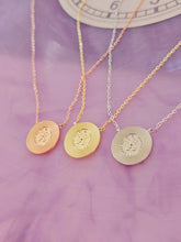 Load image into Gallery viewer, Midnight Vinyl Record Necklace