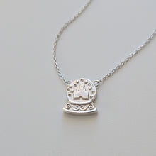 Load image into Gallery viewer, Snow Globe Castle Necklace
