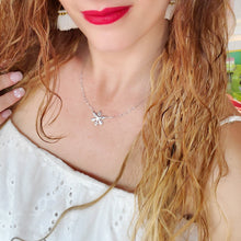 Load image into Gallery viewer, Crystal Snowflake Necklace