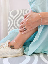 Load image into Gallery viewer, Thingamabobs Interchangeable Bracelet / Anklet with opals