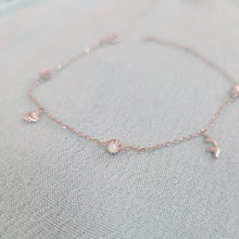 Load image into Gallery viewer, Thingamabobs Interchangeable Bracelet / Anklet with opals