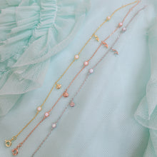 Load image into Gallery viewer, Thingamabobs Interchangeable Bracelet / Anklet with opals