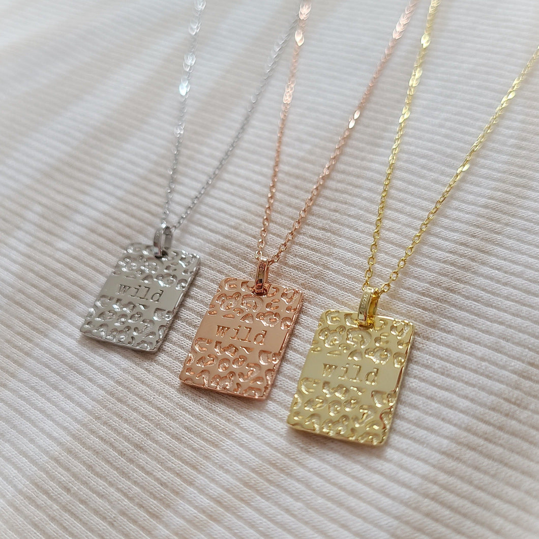 Wild Animal Print Necklace