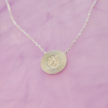 Load image into Gallery viewer, Midnight Vinyl Record Necklace
