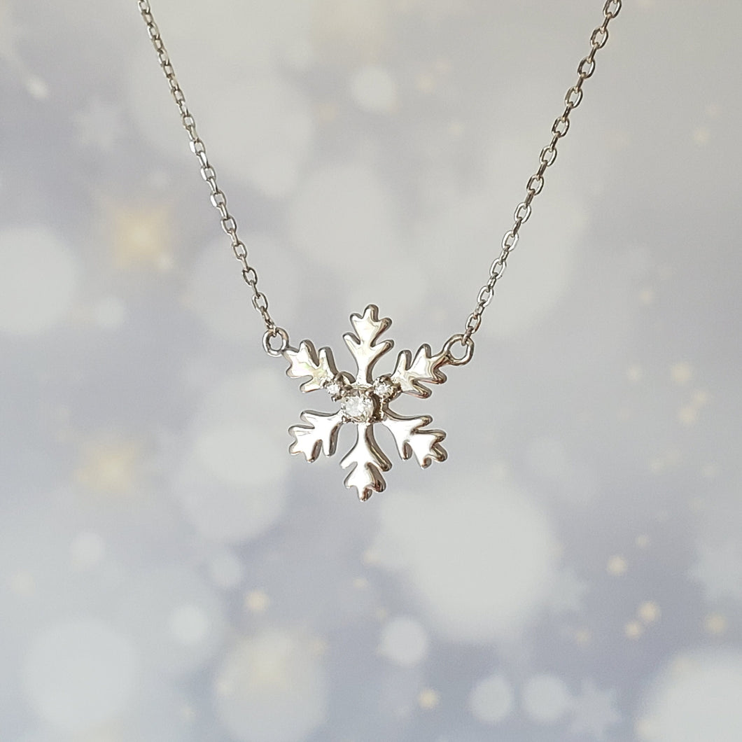 Crystal Snowflake Necklace