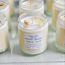 Load image into Gallery viewer, Fresh Baked Lemon Cake Candle: Lemon, vanilla, nutmeg
