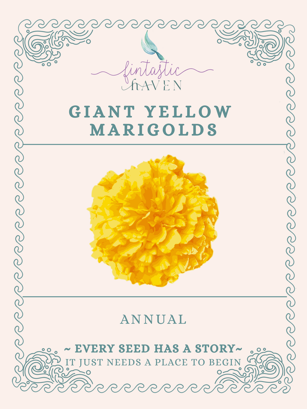 giant marigold seeds Giant Yellow Marigold Seeds – Fintastic Haven